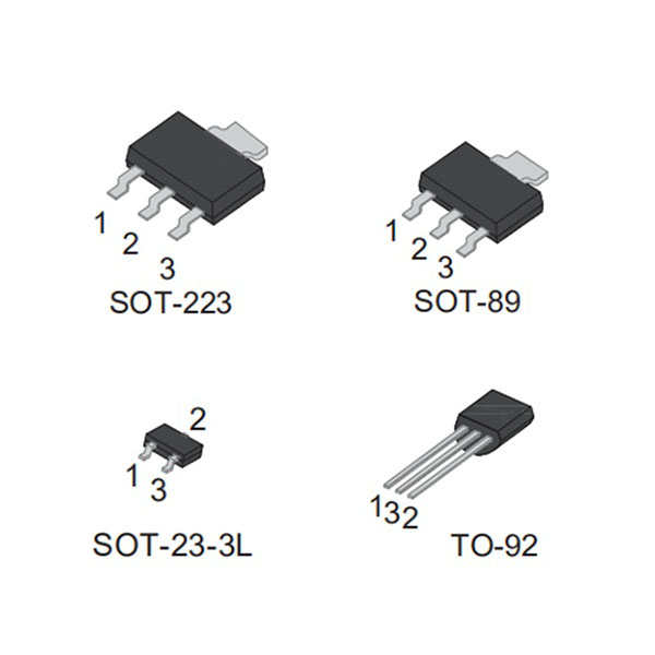 100-8 Series 1A Sensitive SCRs Thyristor